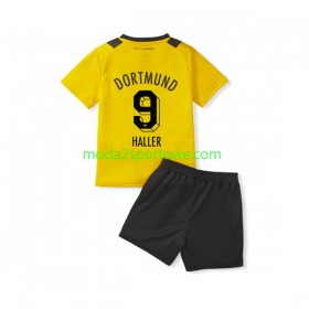 Koszulka Borussia Dortmund Sebastien Haller 9 Dziecięcy Domowe Stroje Piłkarskie 2022/23 Krótki Rękaw